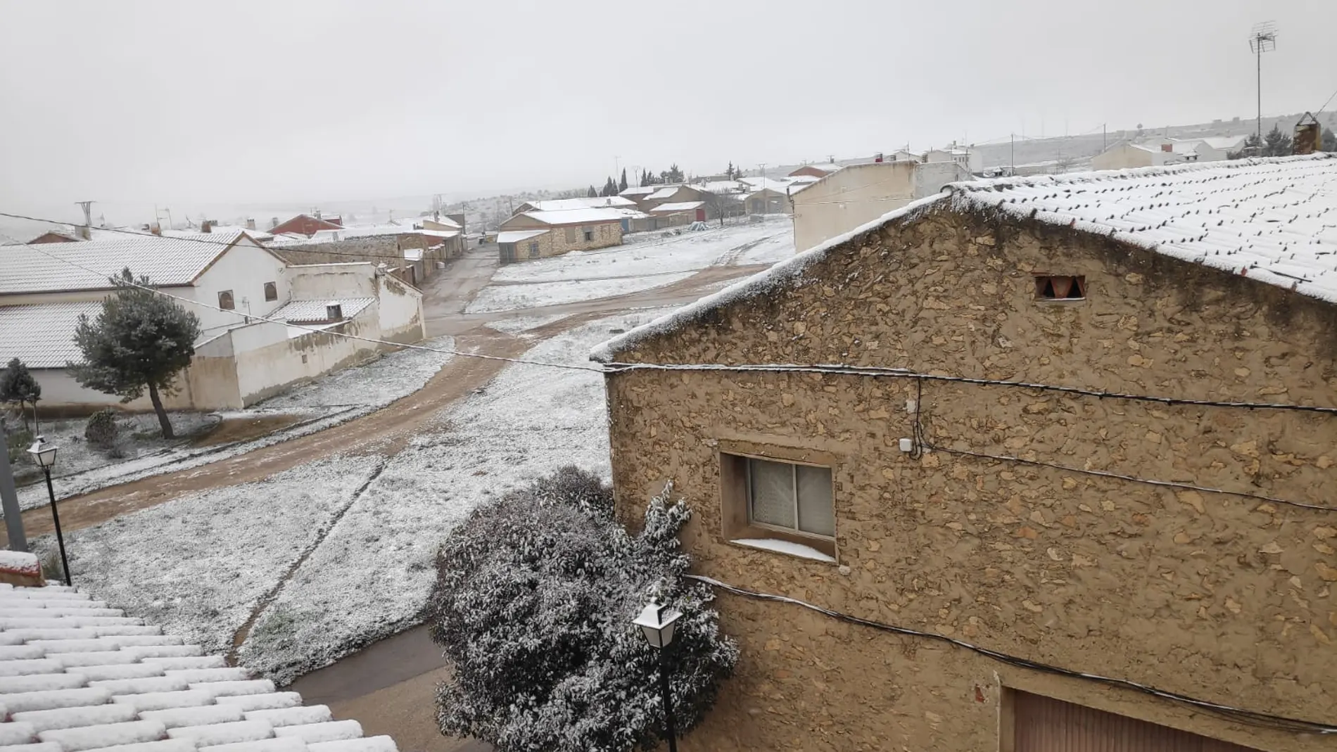 Nieve en Moratalla.