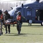 El Ejército del Aire realiza un simulacro de búsqueda y salvamento aéreo