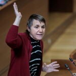 La portavoz de Compromís, Papi Robles