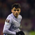 Pedri, en un partido de la temporada pasada con el Barcelona