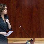 La presidenta de la Comunidad de Madrid, Isabel Díaz Ayuso