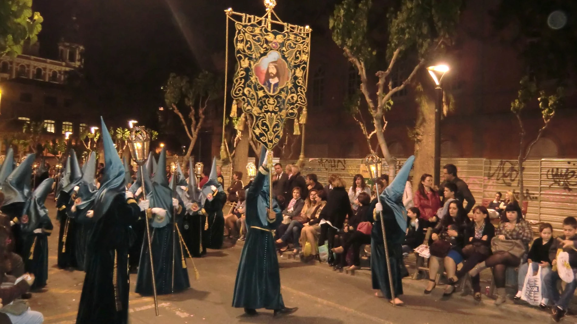 Procesión del Viernes de Dolores en la capital murciana