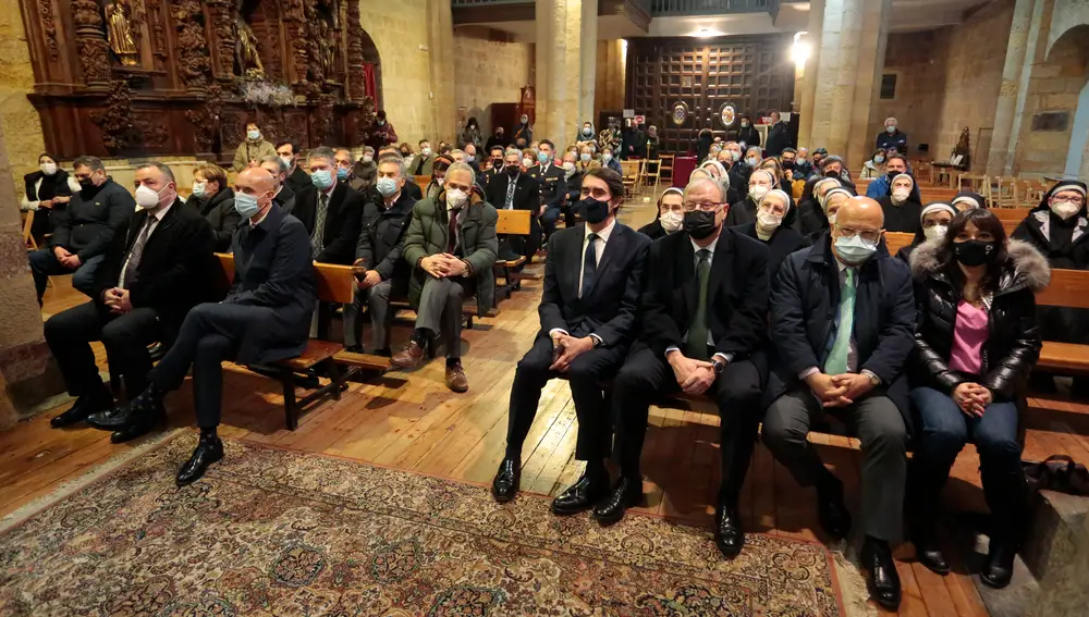 Acto de entrega de la distinción 'Personaje singular de la Semana Santa de León' organizado por la Cámara de Comercio, que en esta edición 2022 se otorga a las Madres Benedictinas (Carbajalas de León)