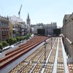Palcos de la plaza de San Francisco de Sevilla