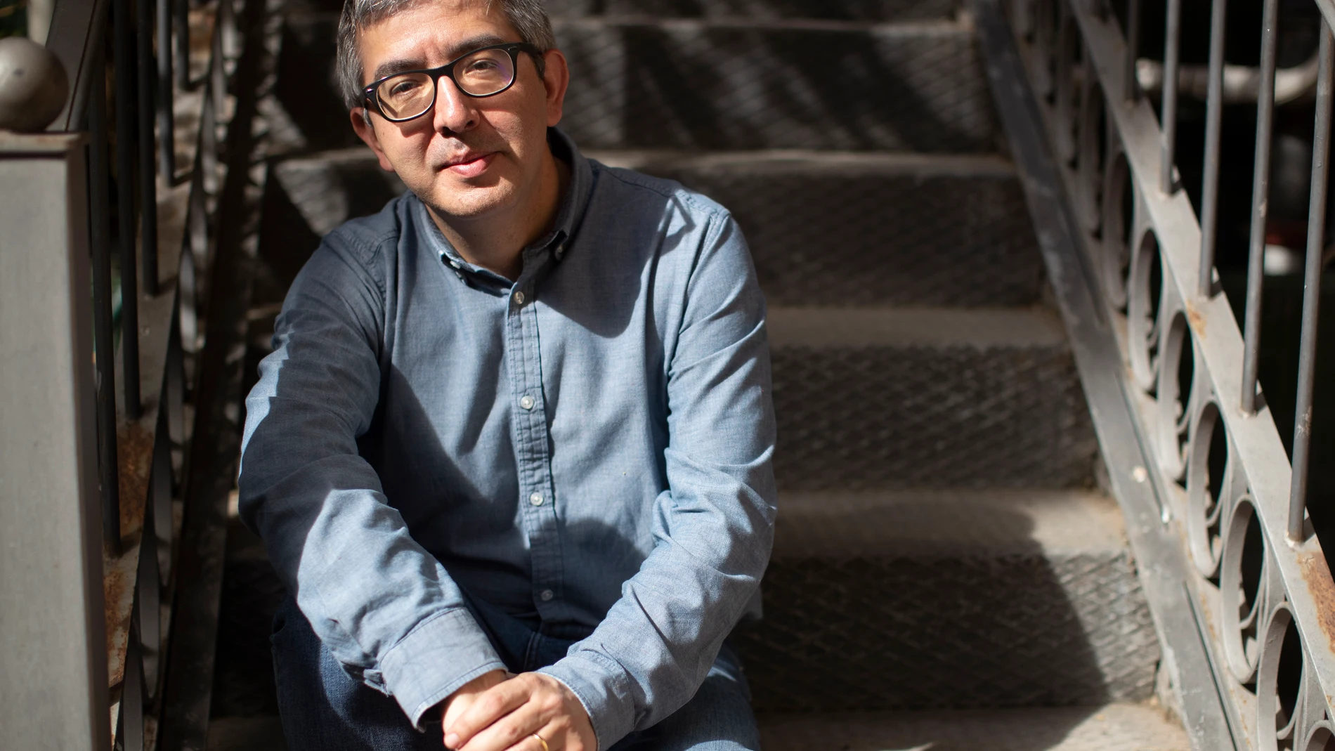 El escritor Jordi Amat durante la presentación de su nuevo libro "Vèncer la por. Vida de Gabriel Ferrater"