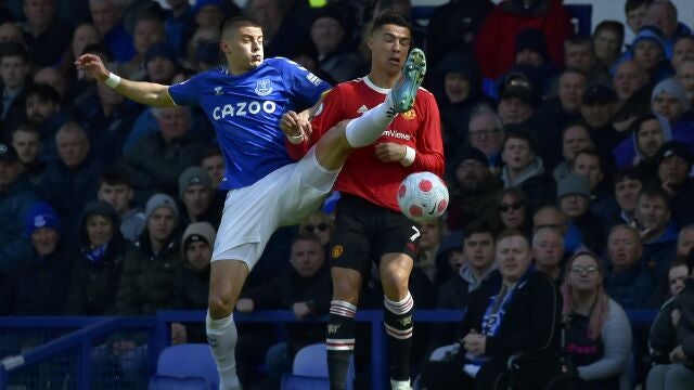 Cristiano Ronaldo, con el Manchester United