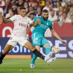 Diego Carlos con el Sevilla.