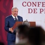 Mexican President Obrador press conference in Mexico City