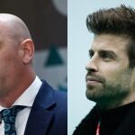 Piqué y «Rubi», dos españoles en el estadio de Monipodio