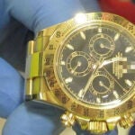 El reloj recuperado por los Mossos