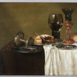 Bodegón realizado por el artista holandés Gerrit Willemz Heda