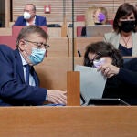 El presidente de la Generalitat, Ximo Puig, y la vicepresidenta Oltra