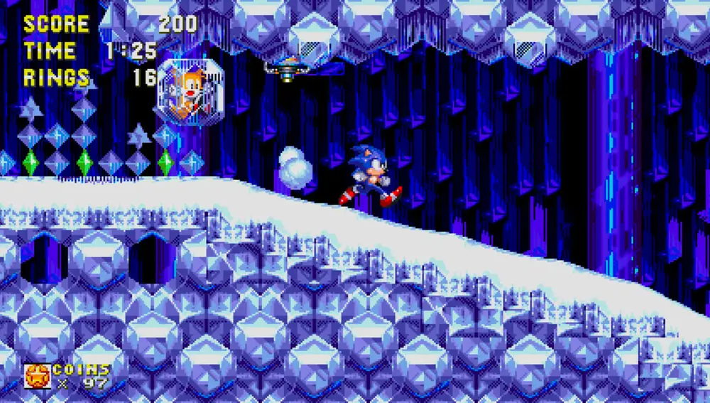 Captura de "Sonic Origins".