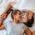 Pareja en el dormitorio