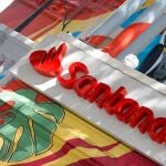Fotografía de una sucursal del Banco Santander en Sao Paulo (Brasil)