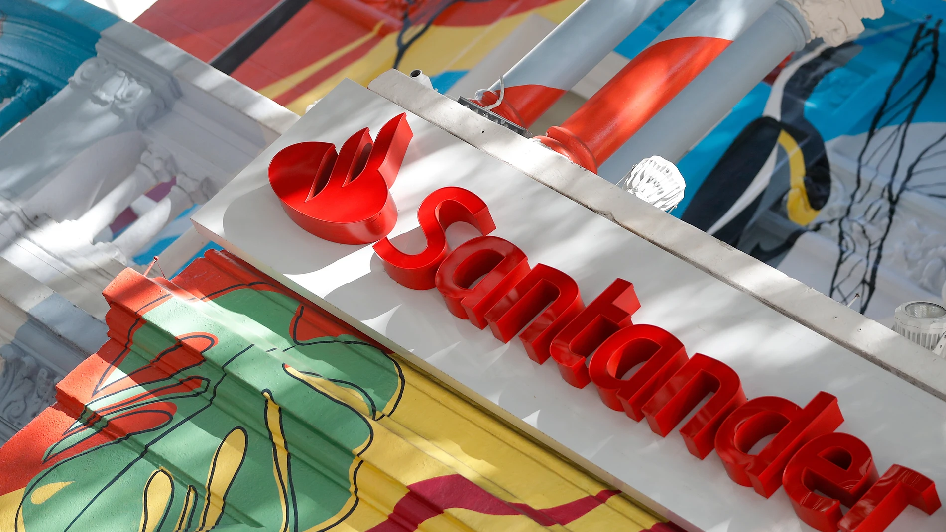 Fotografía de una sucursal del Banco Santander en Sao Paulo (Brasil)
