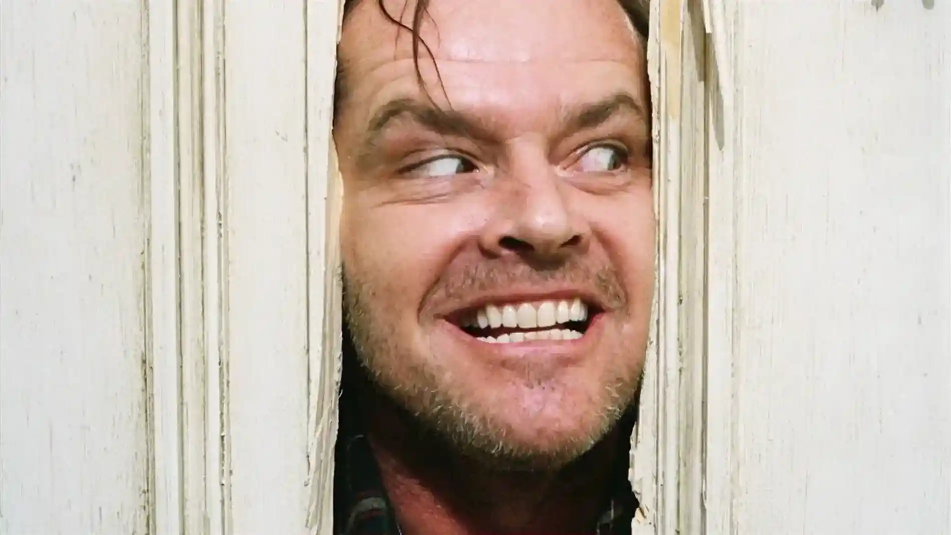 Jack Nicholson en "El resplandor"
