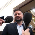 El portavoz de Esquerra Republicana (ERC) en el Congreso, Gabriel Rufián