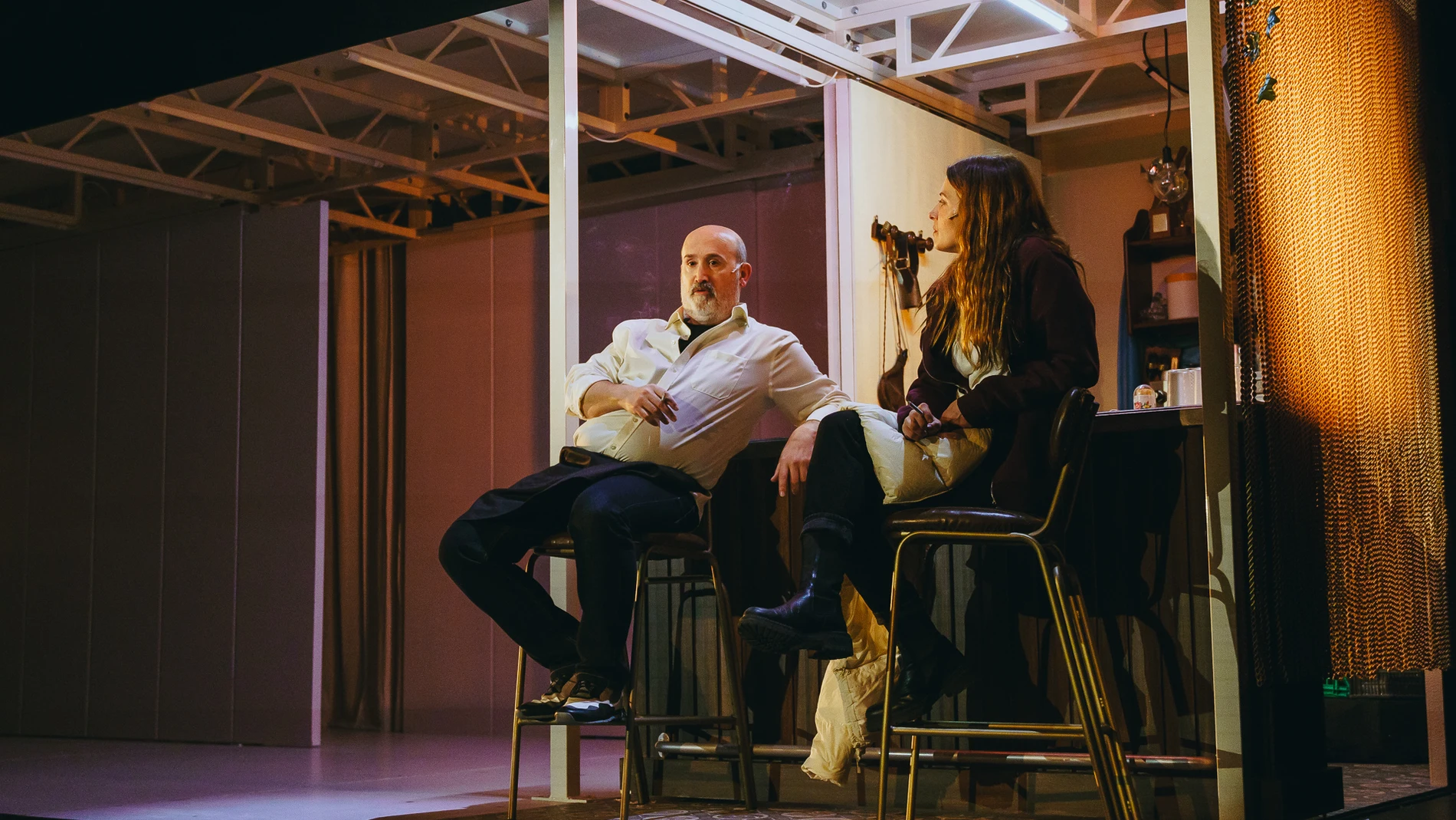 Javier Cámara y Bárbara Lennie en un momento de la función