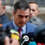 El presidente del Gobierno, Pedro Sánchez