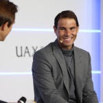 Rafael Nadal en la presentación de UAX Rafa Nadal Sports University