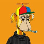 Sotheby´s subastó este NFT de la colección "Bored Ape Yacht Club" por 3,4 millones de dólares (algo más de 3 millones de euros)