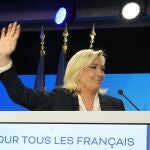 La líder ultraderechista, Marine Le Pen