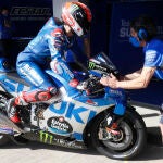El piloto español de MotoGP Alex Rins.