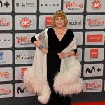 Carmen Maura posa en el photocall de los Premios Platino de cine Iberoamericano que se celebra en el recinto de IFEMA, a 1 de mayo de 2022, en Madrid (España)