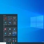 Diseño del menú de inicio de Windows 10.