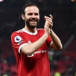 Juan Mata con el Manchester United.
