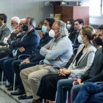 Banquillo de los acusados en la primera pieza juzgada de la macrocausa Imelsa