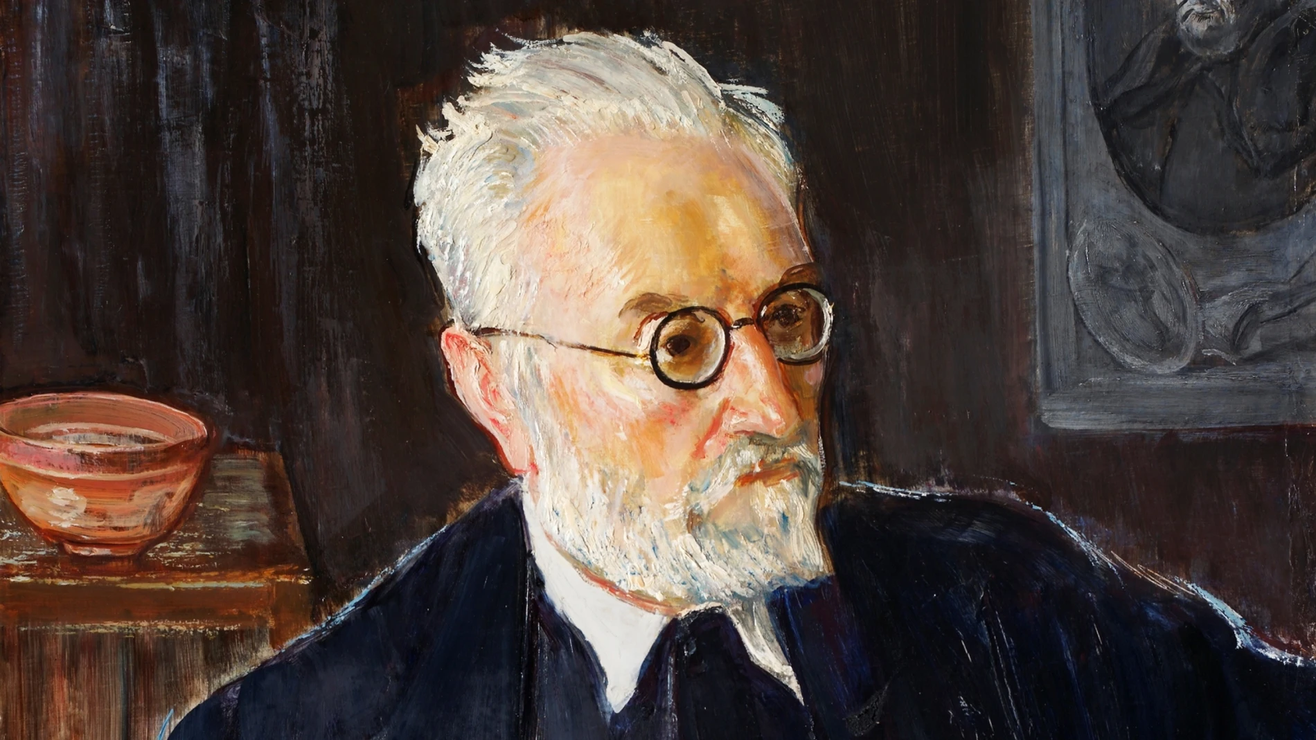 Miguel de Unamuno retratado por Maurice Fromkes.