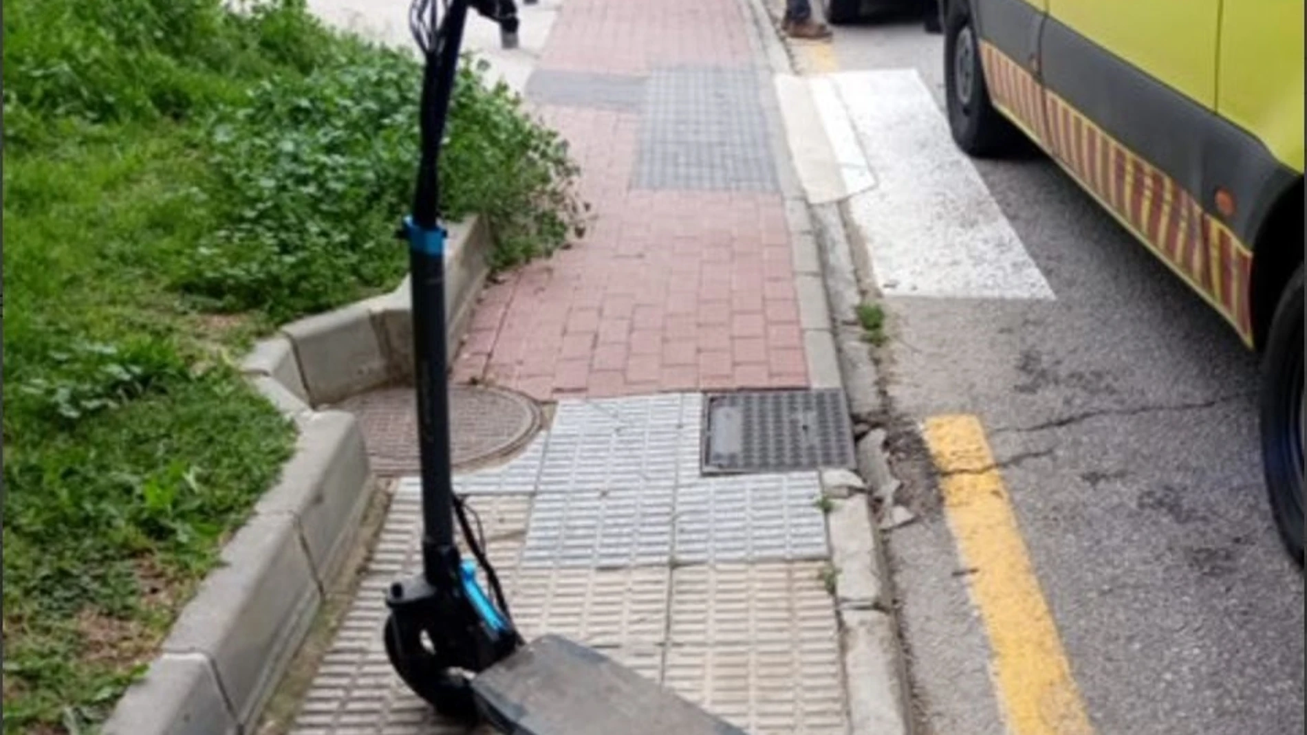 Herido en un accidente de tráfico un menor en Badalona