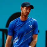Andy Murray, durante su participación en el Mutua Madrid Open 2022