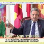 Un instante de la entrevista