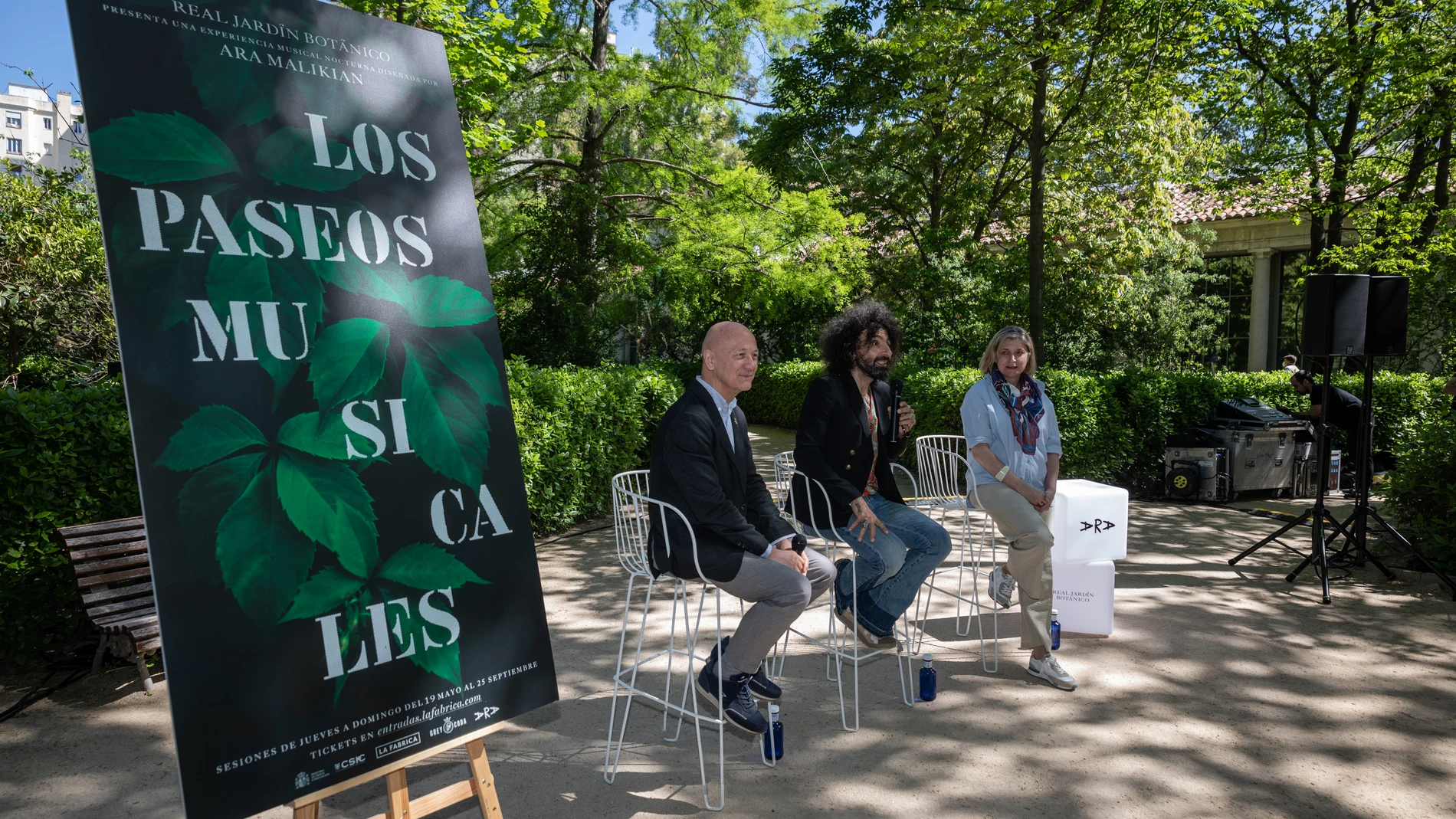 Entrevista a Ara Malikian en el Real Jardin Botanico