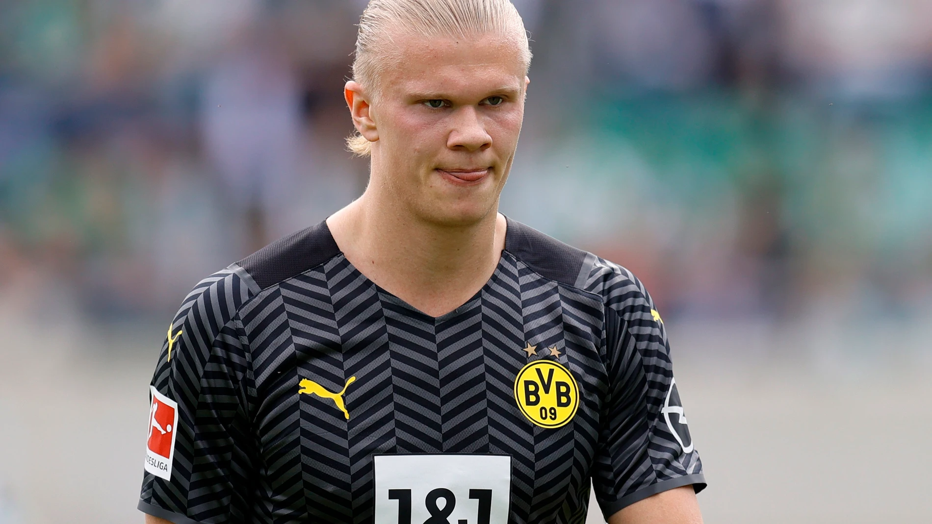 Erling Haaland, delantero del Borussia Dortmund.