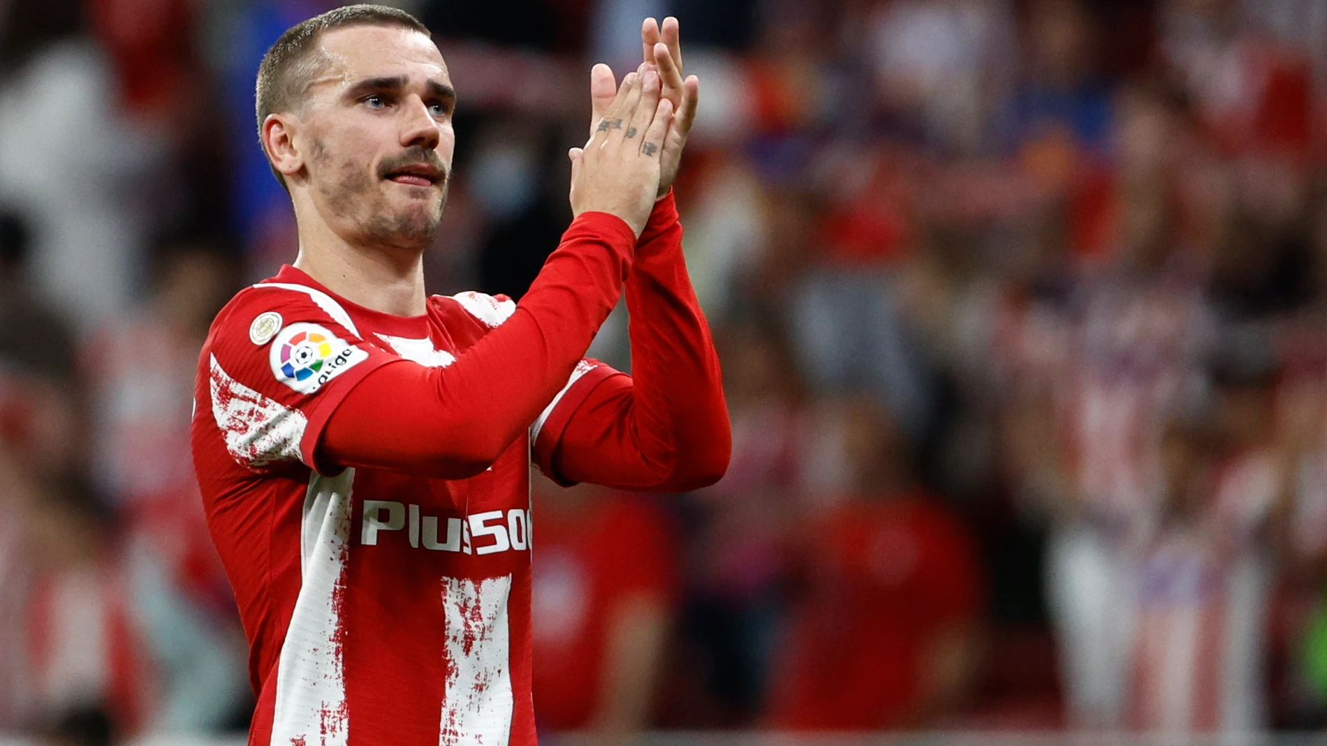 Antoine Griezmann con el Atlético de Madrid.