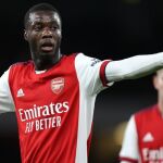 Nicolas Pépé con el Arsenal.