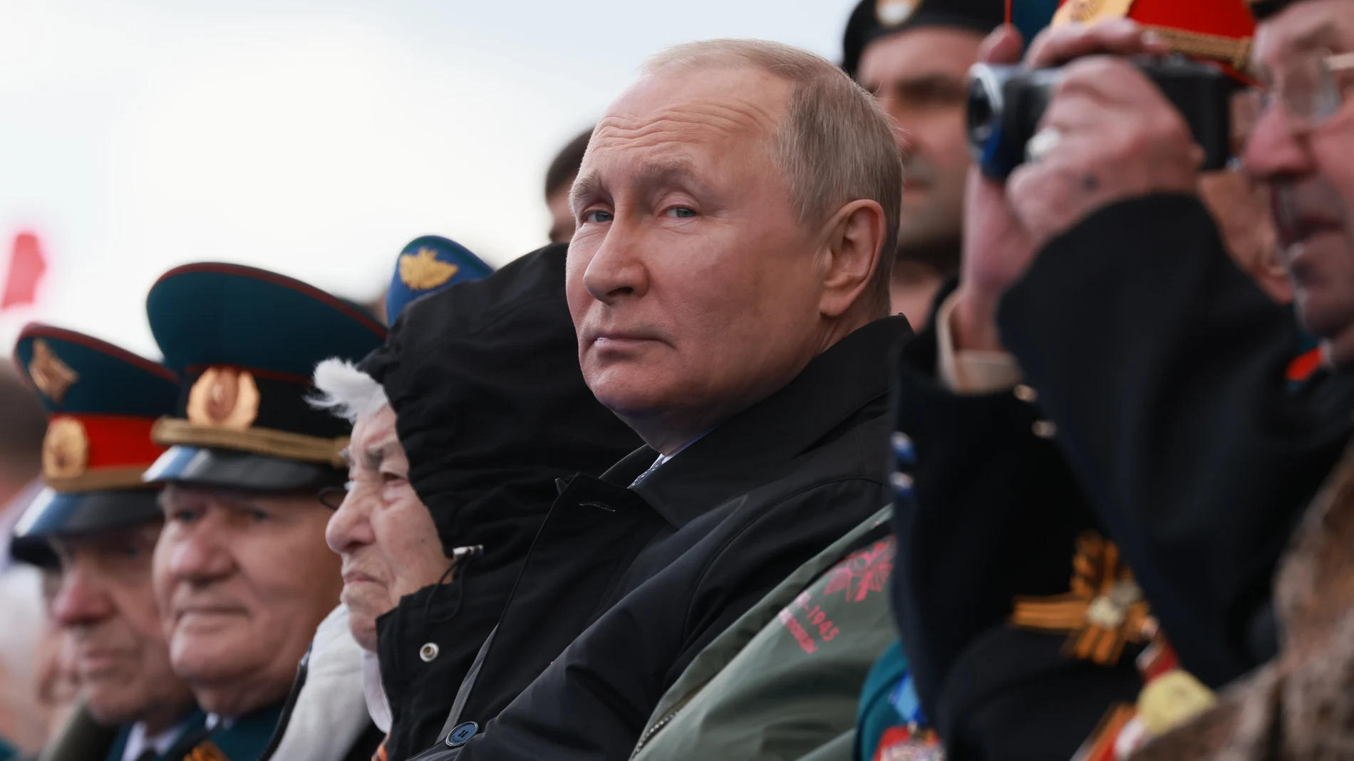 Putin en el desfile del Día de la Victoria en Moscú