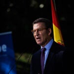 El presidente nacional del PP, Alberto Núñez Feijóo