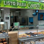 Sección Listo para Comer con el libre servicio