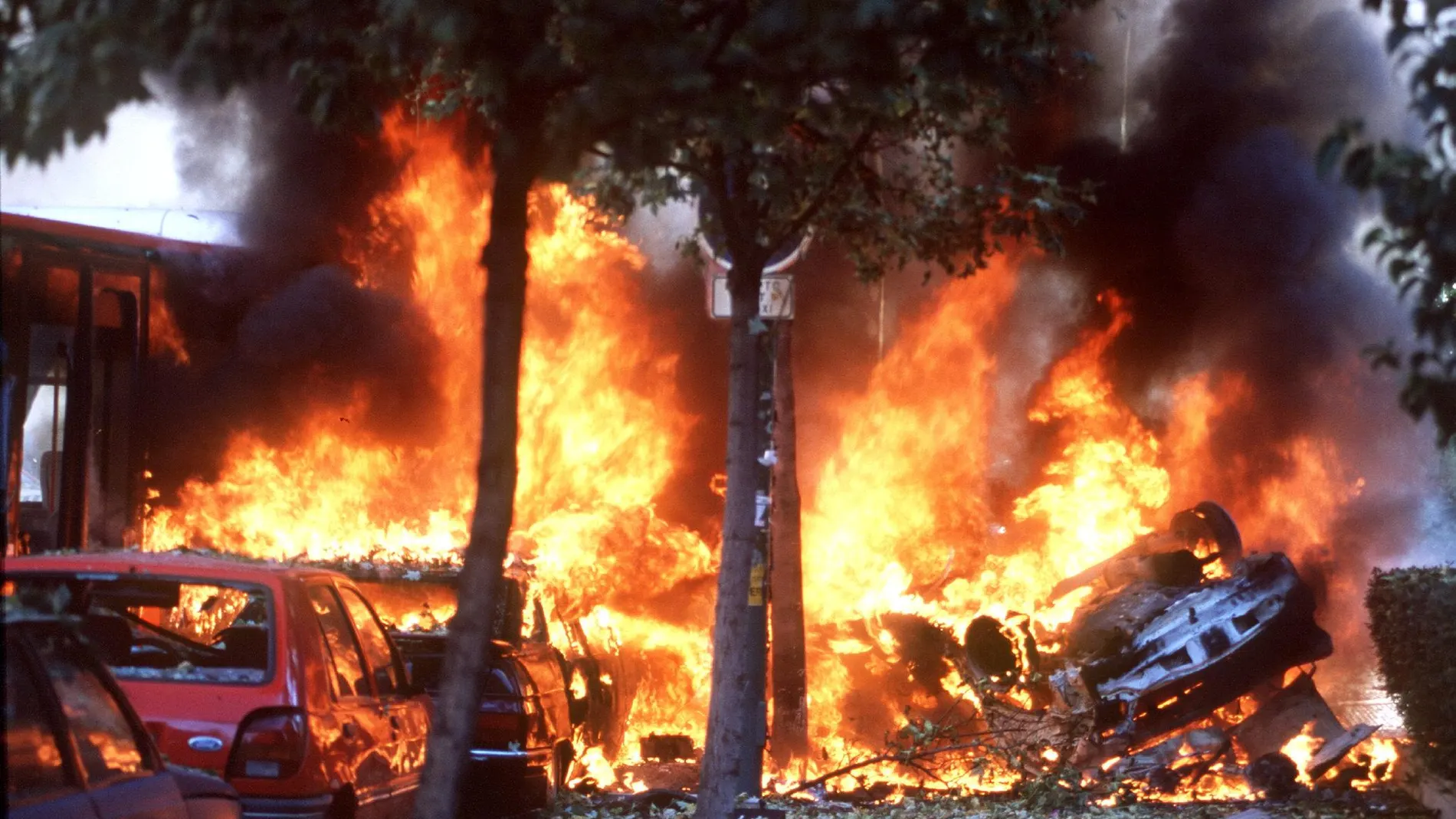 La explosión del coche bomba causó la muerte del juez del Supremo José Francisco Querol, su chófer y su guardaespaldas