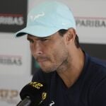 Nadal compareció ante la prensa en Roma