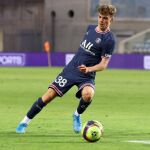 Edouard Michut con el PSG.