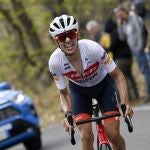 El español Juan Pedro Lopez Perez, líder del Giro de Italia