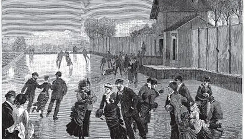 El Lago de la Casa de Campo de Madrid y el patinaje