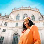 Chanel en Turín antes de Eurovisión 2022.