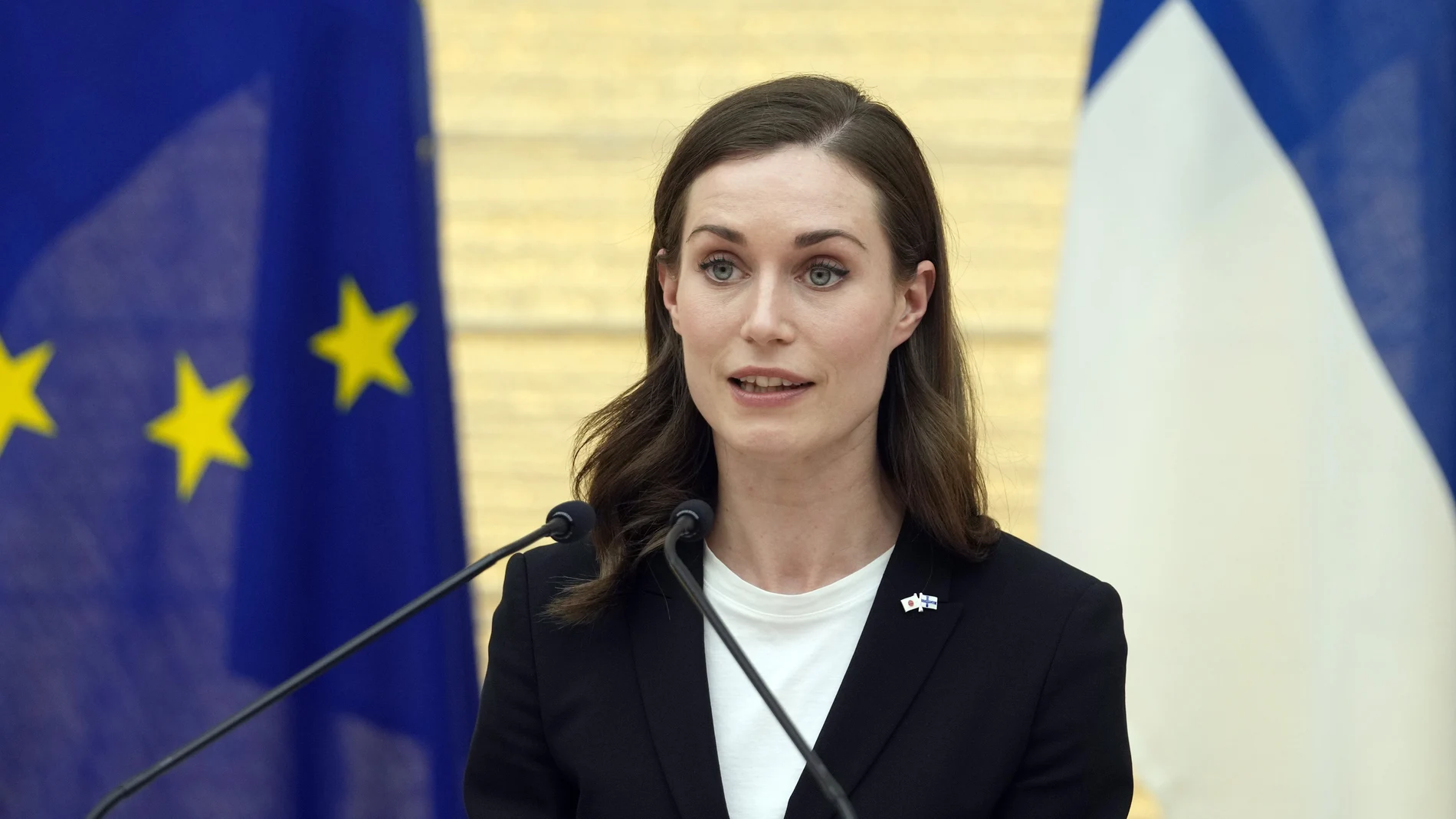 La primera ministra de Finlandia, Sanna Marin